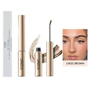 ICONIC LONDON Tint & Texture Brow Perfecting Gel CHOCOLATE BROWN